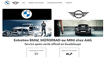 AAG - SAV BMW, MINI et MOTORRAD en Guadeloupe - site réalisé par Agwanet