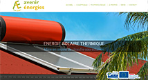 Avenir Energies mise en oeuvre de chauffe-eau solaires et centrales solaires photovoltaïques en Guadeloupe - site réalisé par Agwanet