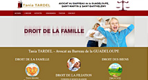 Tania TARDEL avocat divorce séparations en Guadeloupe - site réalisé par Agwanet